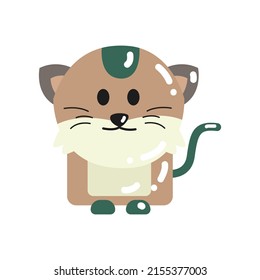 Abstract animal illustration design and cartoon art