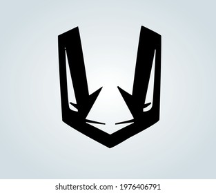 abstract animal mask in children's illustration