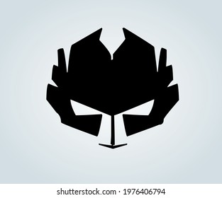 abstract animal mask in children's illustration