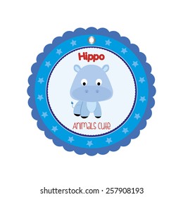 abstract animal object on a white background