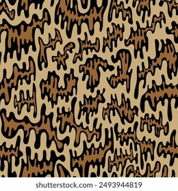 Abstract animal priint seamless pattern