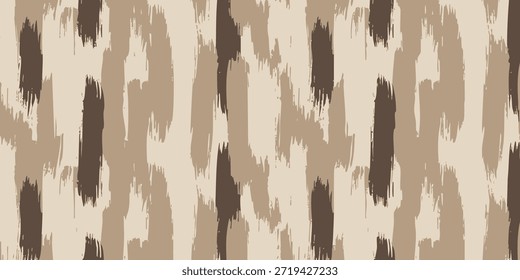 Abstract animal print pattern featuring earthy tones and brush strokes