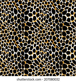 Abstract animal print, seamless pattern