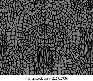 Abstract animal print, seamless pattern 