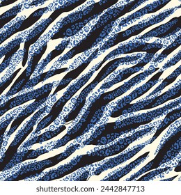 Abstract animal print seamless pattern