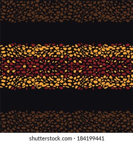 Abstract animal print seamless patterns 
