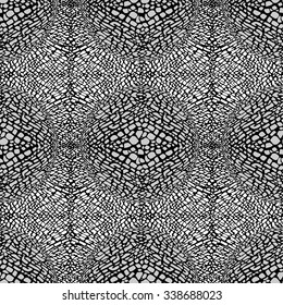 Abstract animal print, seamless vector pattern