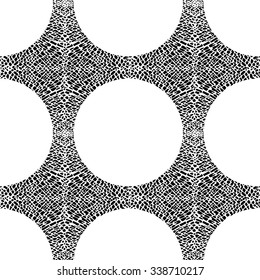Abstract animal print, seamless vector pattern
