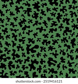 Abstract animal print spots camo pattern