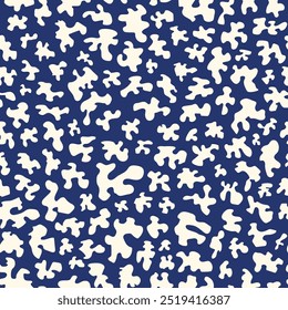 Abstract animal print spots pattern