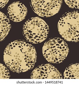 Abstract animal print. Vector seamless background. Design template