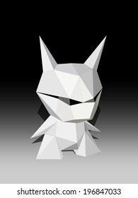 abstract animal, robot, origami, art