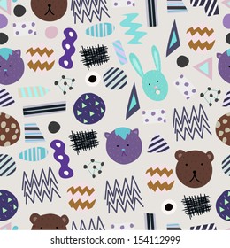 Abstract Animal Seamless Pattern