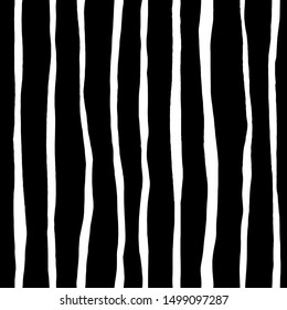 Abstract animal seamless pattern. Black and white graphic drawing. Design for wallpaper, wrapper, packaging.