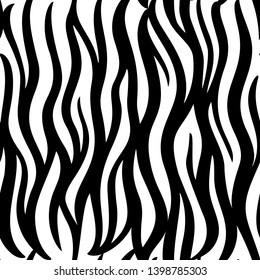 Abstract animal seamless pattern for textile design. Cute geometric background. Hand drawn texture. Vector illustration
