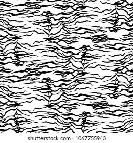 Abstract animal skin, Abstract  background, vector with black and white