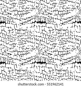 Abstract animal skin background, vector with black and white