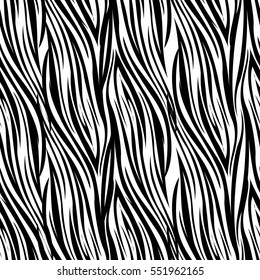 Abstract animal skin background, vector with black and white