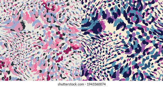 Abstract animal skin leopard pattern design. Jaguar, leopard, cheetah, panther fur. 