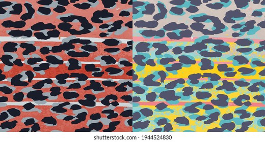 Abstract animal skin leopard  pattern design. Jaguar, leopard, cheetah, panther fur.