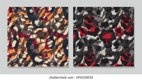 Abstract animal skin leopard pattern design. Jaguar, leopard, cheetah, panther fur.