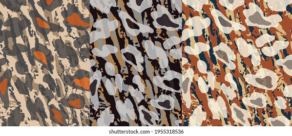 Abstract animal skin leopard pattern design. Jaguar, leopard, cheetah, panther fur.