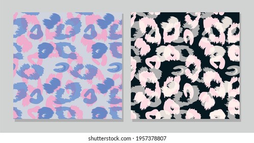 Abstract animal skin leopard pattern design. Jaguar, leopard, cheetah, panther fur.
