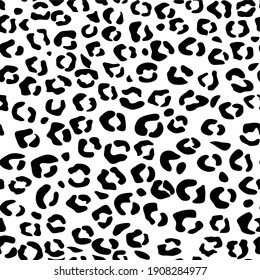 Abstract animal skin leopard seamless pattern design. Jaguar, leopard, cheetah, panther fur.