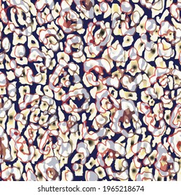 Abstract animal skin leopard seamless pattern design. Jaguar, leopard, cheetah, panther fur. Seamless camouflage background for fabric, textile, design, cover, wrapping.