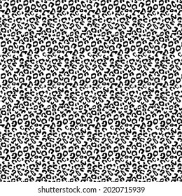 
Abstract animal skin leopard seamless pattern design. Jaguar, leopard, cheetah, panther fur. Black and white seamless camouflage background.