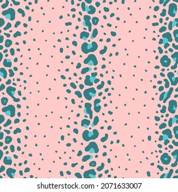 Abstract animal skin leopard seamless vector pattern. Jaguar, leopard, cheetah, panther fur. Digital design for packaging, wallpaper, fabric and textile.