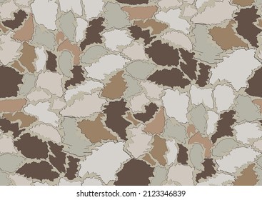 Abstract animal skin leopard seamless pattern design. Jaguar, leopard, cheetah, panther fur. Bold colors seamless camouflage background.