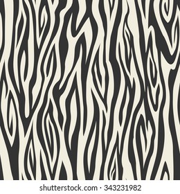 Abstract animal skin monochrome seamless pattern. Vector.
