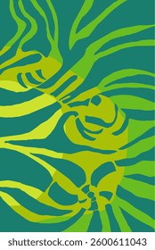 Abstract Animal skin pattern Chameleon blue green yellow color