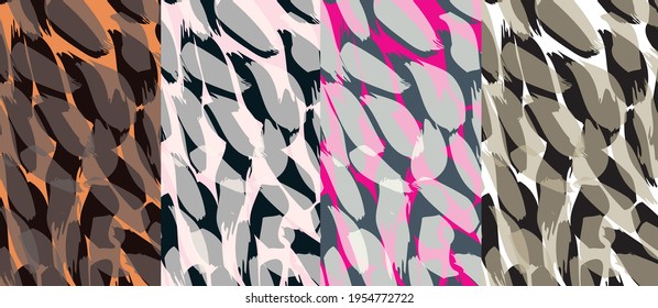 Abstract animal skin pattern design for fabric, textile, design, cover, wrapping. 