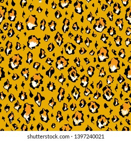 abstract animal skin pattern, leo vector print,  trendy texture