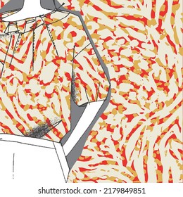 Resumen de textura de patrón de piel animal, impresión de moda en la boca superior de las mujeres. Fondos de escritorio, imprimir. Estilo de la libertad. Diseño de moda
