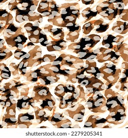 Abstract animal skin pattern texture. Wallpapers, print. Liberty style. Trendy design