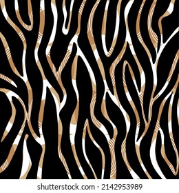 Resumen del patrón de piel animal. Ilustración vectorial.