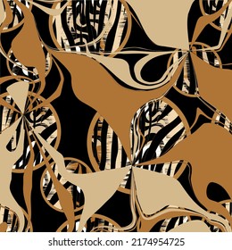 Abstract animal skin pattern. Vector Illustration.