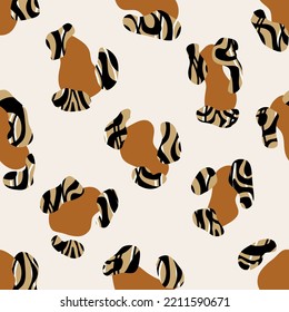 Abstract animal skin pattern. Vector Illustration.