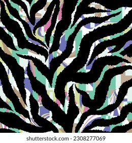 Abstract animal skin pattern. Vector Illustration.