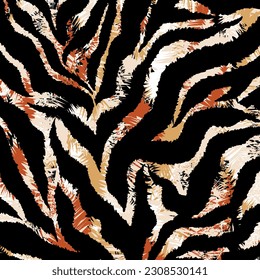 Resumen del patrón de piel animal. Ilustración vectorial.