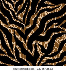 Abstract animal skin pattern. Vector Illustration.