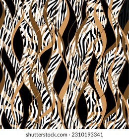 Abstract animal skin pattern. Vector Illustration