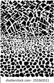 Abstract animal skin in vector.