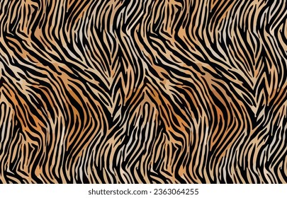 Abstract animal skin zebra pattern. Vector Illustration