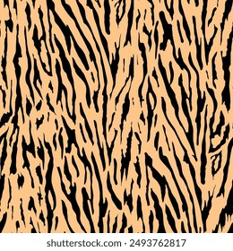 Piel animal abstracta. Repetir patrón de teñido de corbata sin fisuras Zebra. Textil Diseño Digital Tela Imprimir Fondo de pantalla Diseño de camiseta de stock