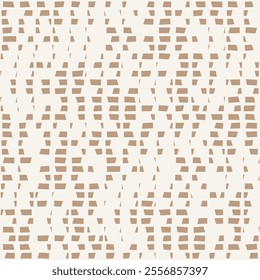 Abstract animalistic seamless pattern with rectangle. Geometric print with minimalist geometrical figure.