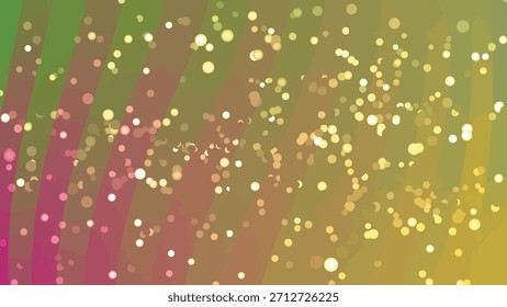 Abstractas fondo animado con luces bokeh sobre rayas de colores para eventos de celebración, abstractos Twirls partículas, Regalías de archivo.